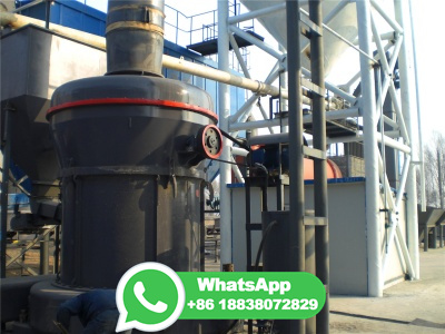 gypsum screening and crushing plant 